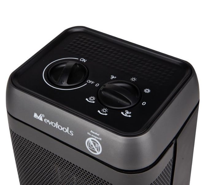 Aeroterma electrică cu rezistența ceramica si rotire 90&deg;CH 1500A EPTO 681915 foto