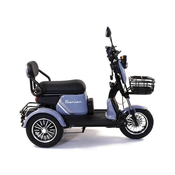 Triciclu Electric Rotakt Senior Motor 1000W Viteză 25 km/h Autonomie 62 km Baterie plumb-acid 60V 20Ah Greutate maximă 187 kg, Fără permis 049487 foto