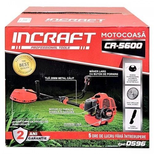Motocoasă 5,6 CP INCRAFT CR-5600 CR-5600 foto