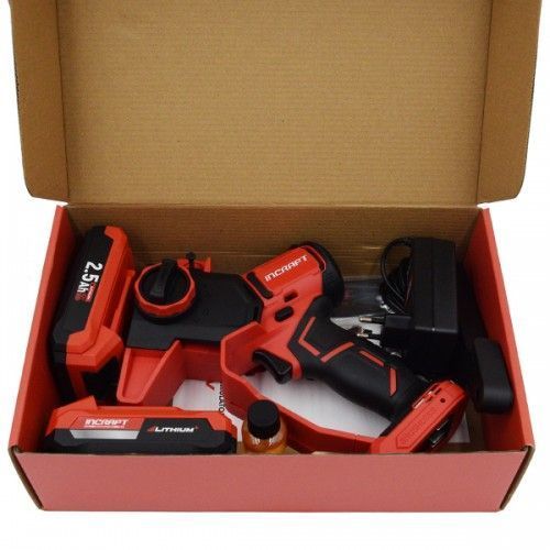 Mini drujbă cu lanț pe acumulator 20V 6" INCRAFT MSK-20V MSK-20V foto