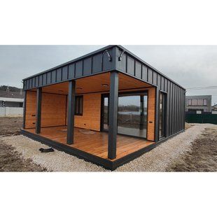 Casa din lemn 72m2 tip canadian la cheie in 50 zile - proiect finisat 6799866-1 foto