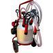 Aparat de muls vaci, 1 post, 1 bidon 30L aluminiu, pahare plastic, 250l/min, 0,55kw 8680640074337 foto 2
