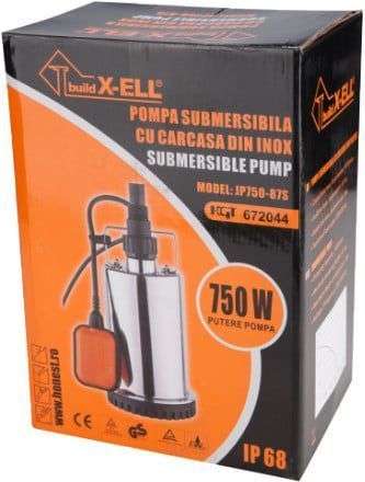Pompa de apă murdară carcasa INOX 550W 0977 foto