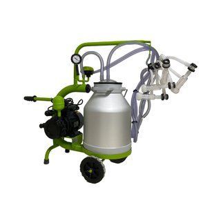 Aparat de muls oi, 2 posturi, 1 bidon 30l aluminiu, pahare plastic, 250l/min, 0,55kw 8680640067155 foto