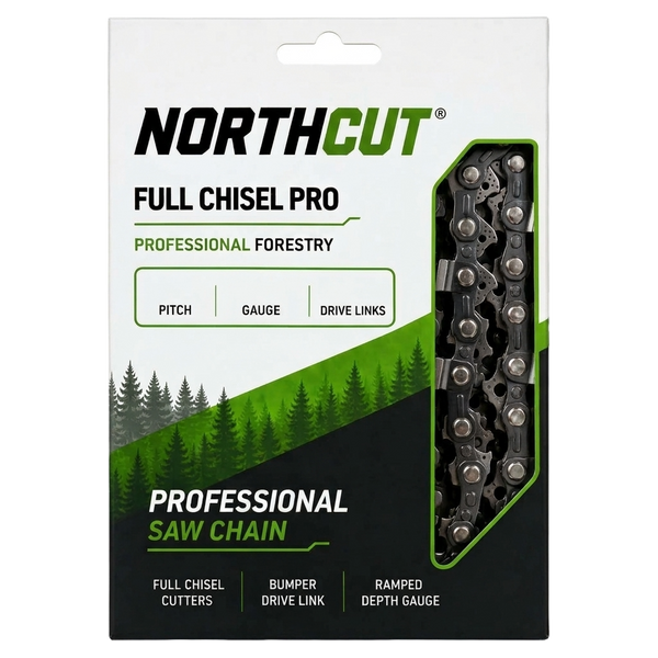 Lanț drujbă NORTHCUT 30D 40 cm 3/8" 1.6 mm 60 zale &ndash; Compatibil Stihl 2708 foto
