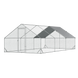 Țarc metalic pentru găini 3 &times; 6 &times; 2 m cu plasă rabiț 56601 foto 1